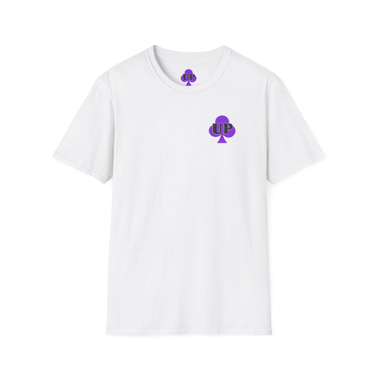 T-shirt unisexe motif "trèfle violet"