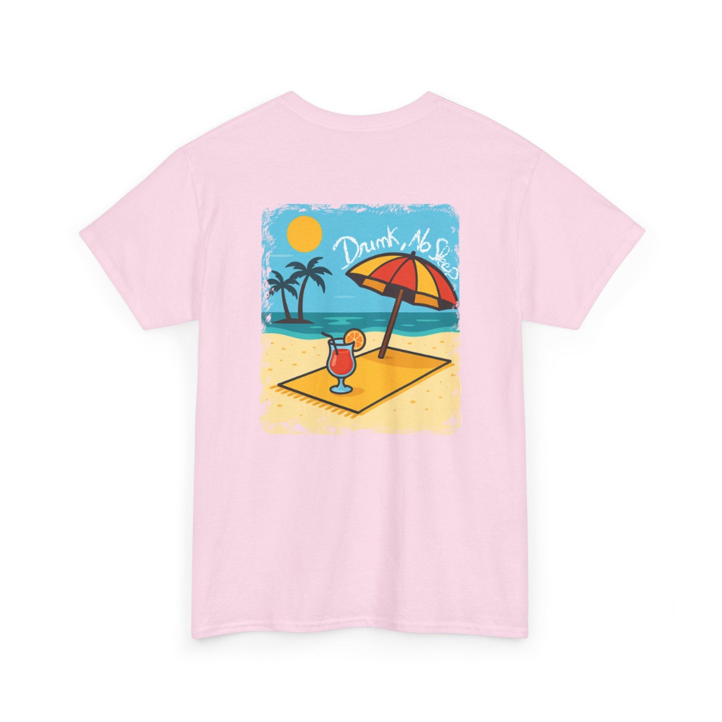 Sommerliches T-Shirt mit „Strand“-Design