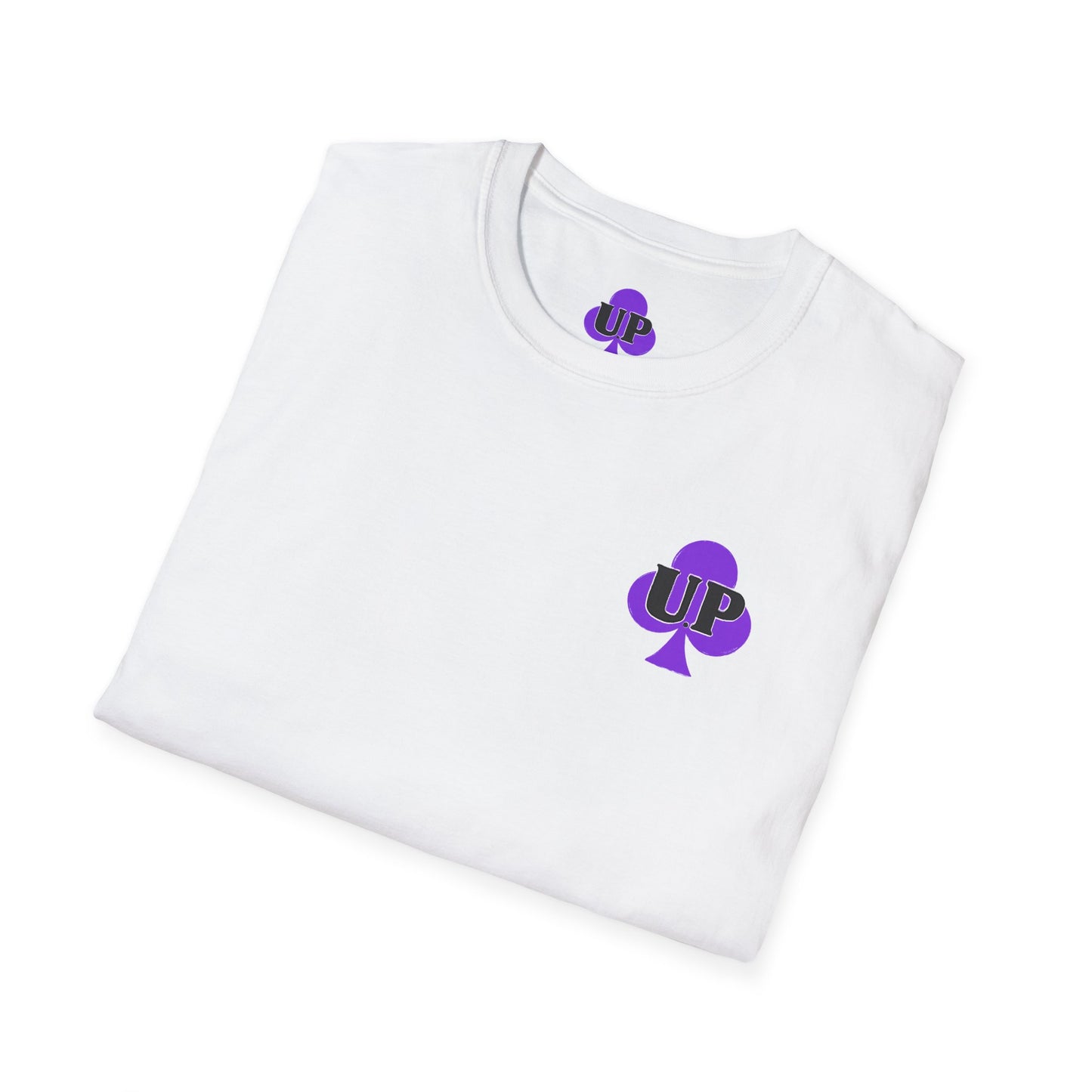 T-shirt unisexe motif "trèfle violet"