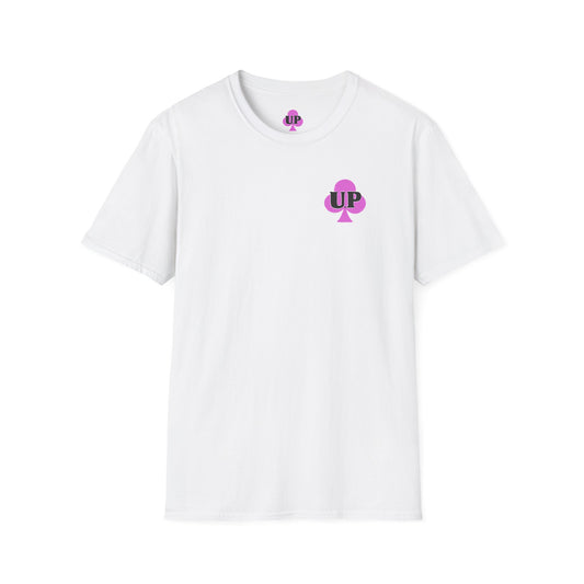 T-shirt unisexe motif "trèfle rose"
