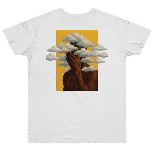 T-shirt unisexe design "tête dans les nuages"