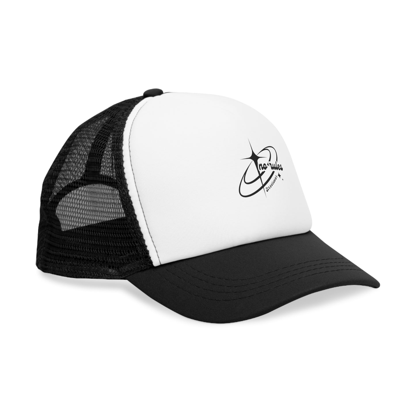 casquette design "no rules"