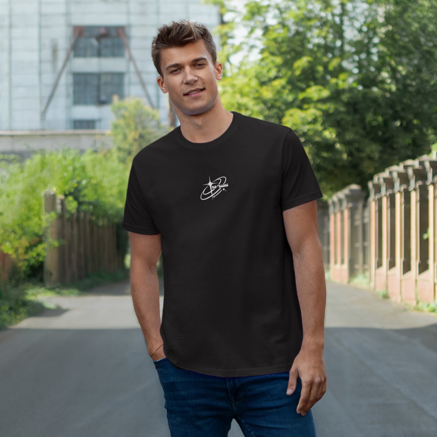 T-shirt unisexe design "tête dans les nuages"