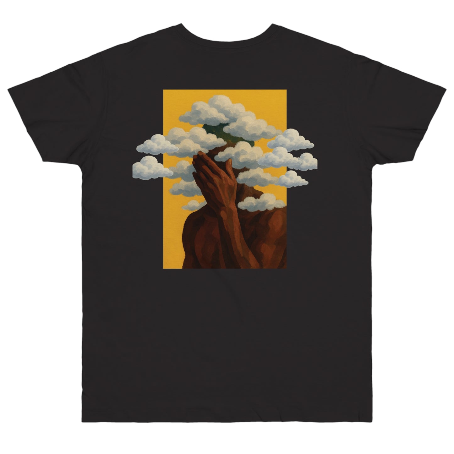 T-shirt unisexe design "tête dans les nuages"