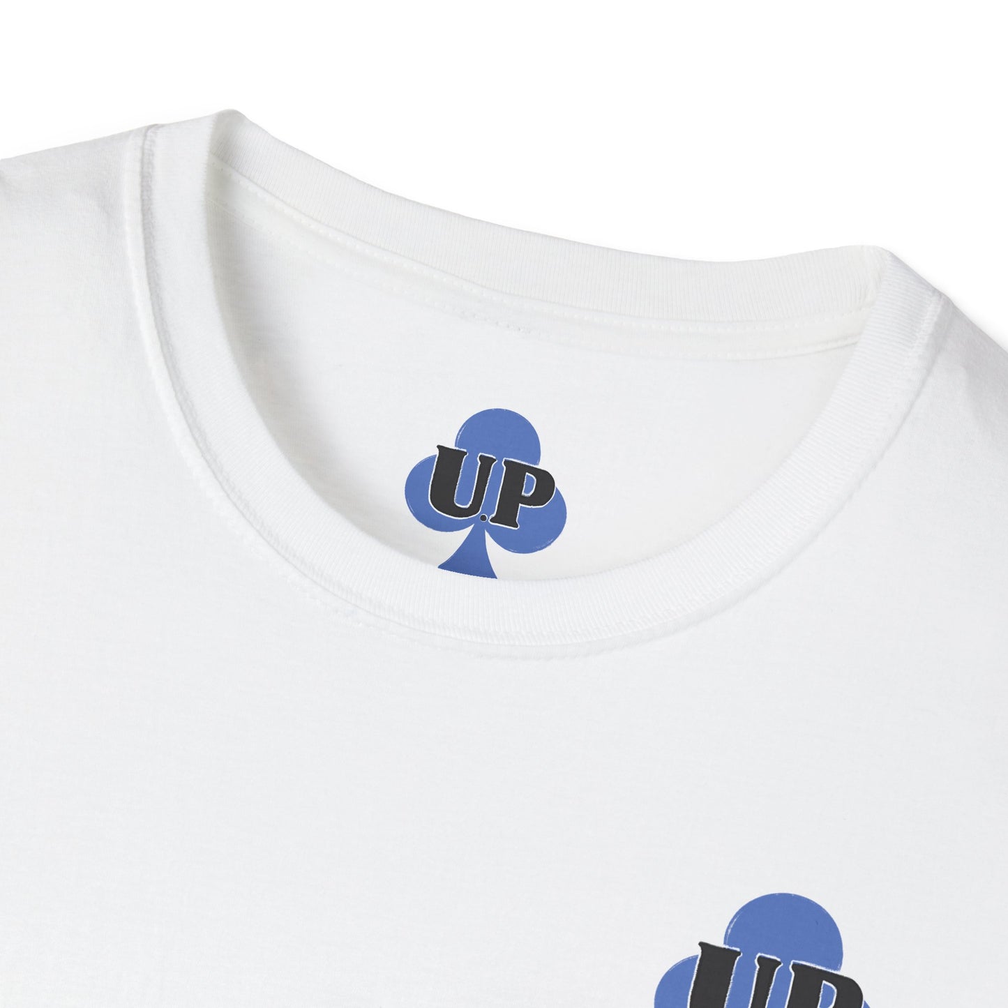 T-shirt unisexe motif "trèfle bleu"