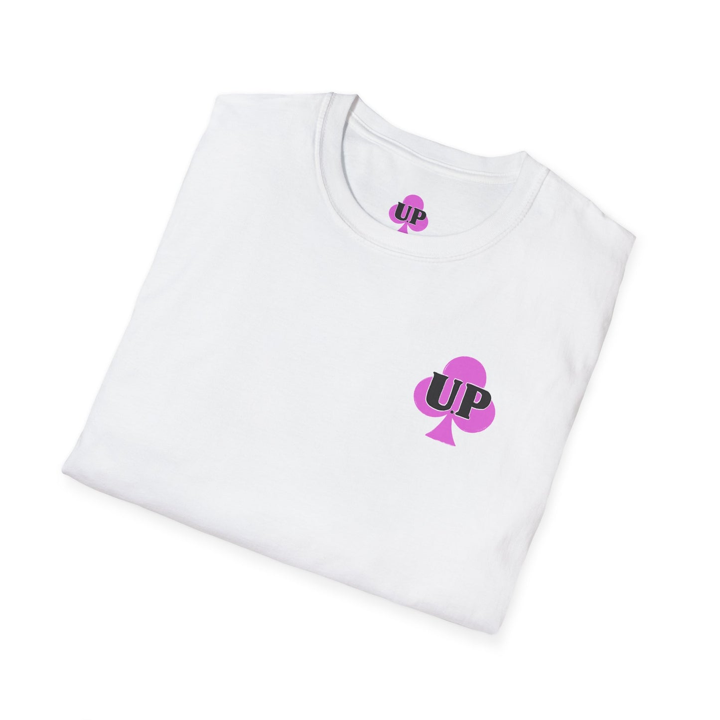 T-shirt unisexe motif "trèfle rose"