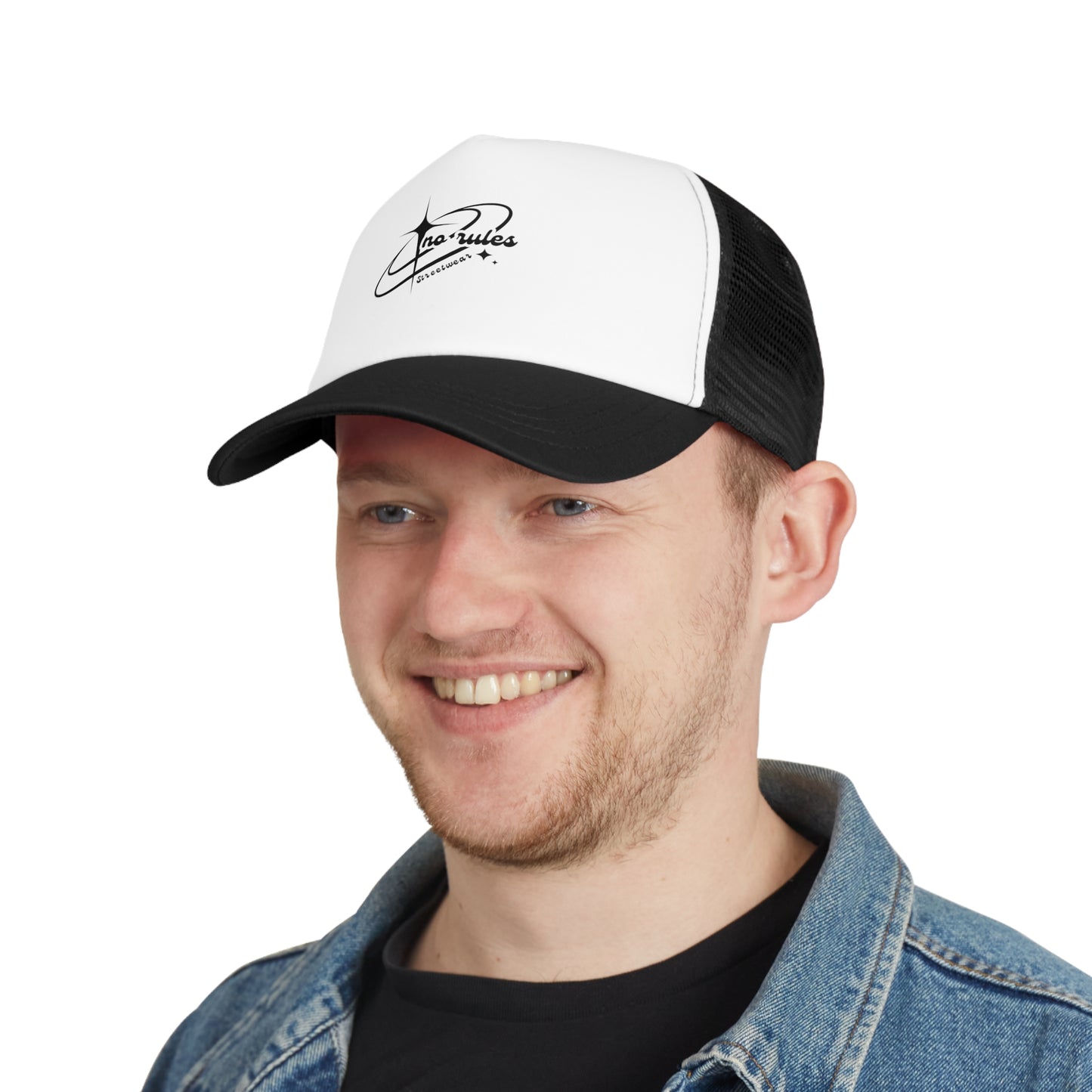 casquette design "no rules"